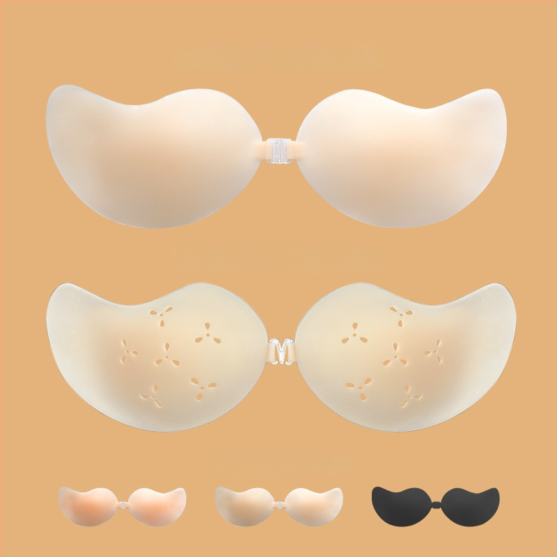 Silicone krūšu plāksteris mango formas, ultra plāns, elpojošs, neredzams, līgavas kleitai