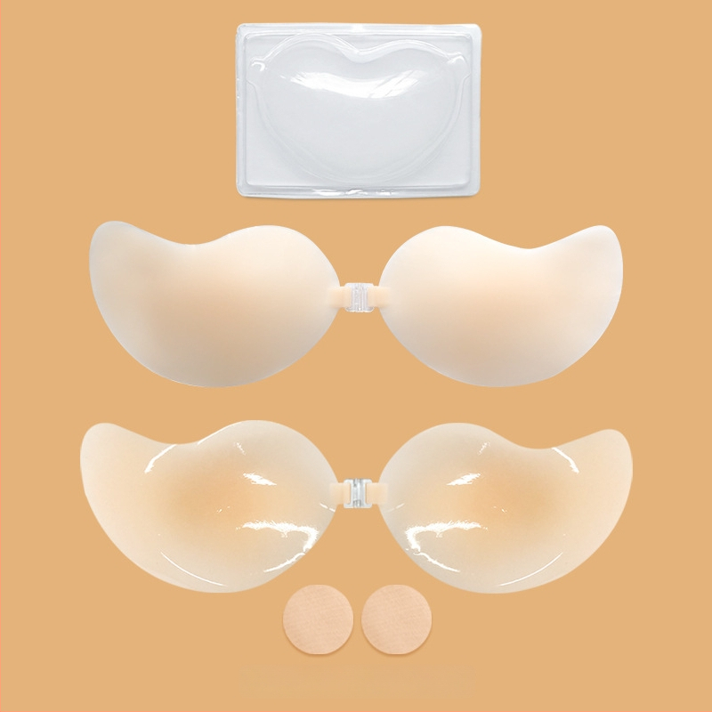 Silicone krūšu plāksteris mango formas, ultra plāns, elpojošs, neredzams, līgavas kleitai