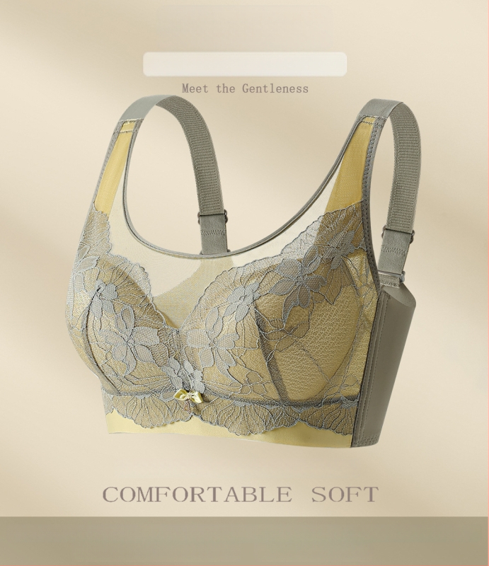 Tube-top push-up krūšturis ar platām siksnām, 3/4 kauss, plānas formētas kupas, mežģīņu poliesteris, kokvilnas odere, regulējams, elpojošs