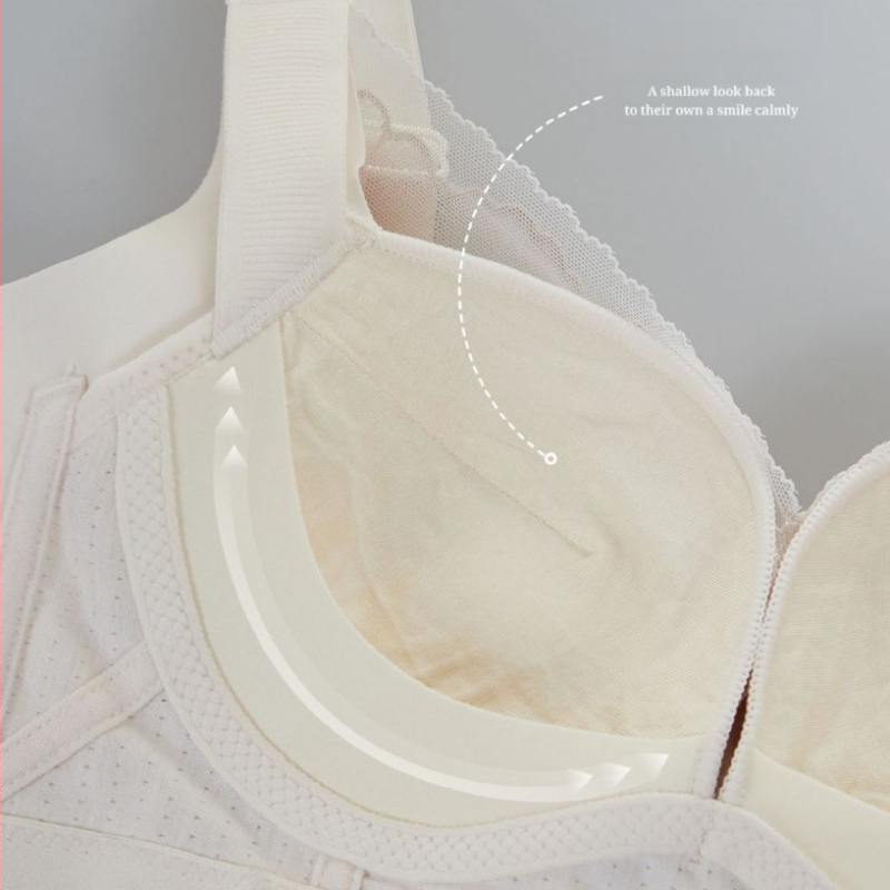 Bezzari krūšturis ar caurspīdīgiem kausiem, ādai draudzīgs komforts, viegls pacēlums, 3/4 kauss