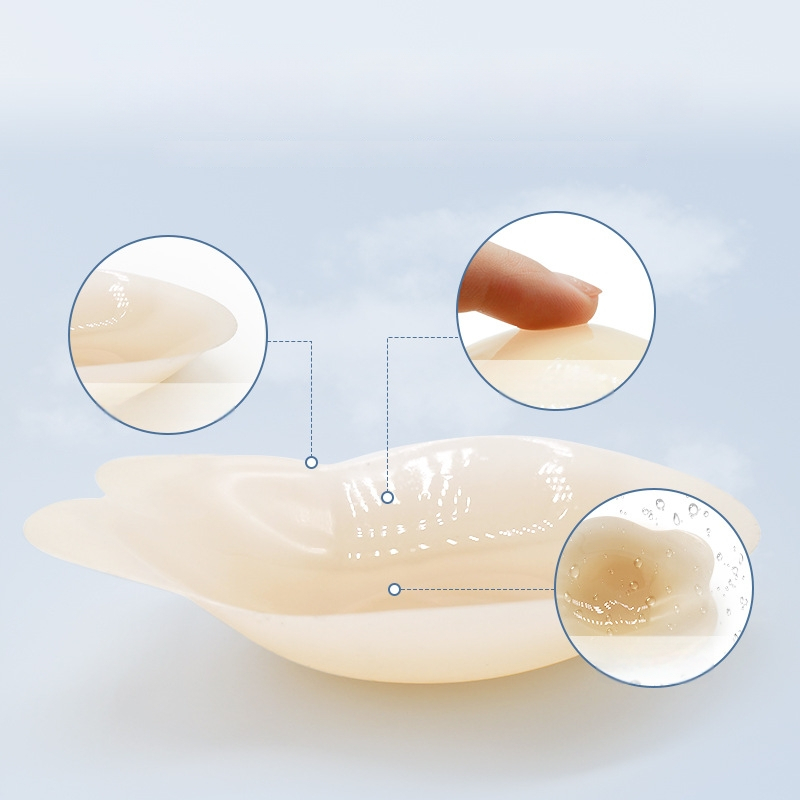 Silikona krūšu plāksteris ar zaķa ausu formā – nemanāms, atkārtoti lietojams, plāns, pacēlums