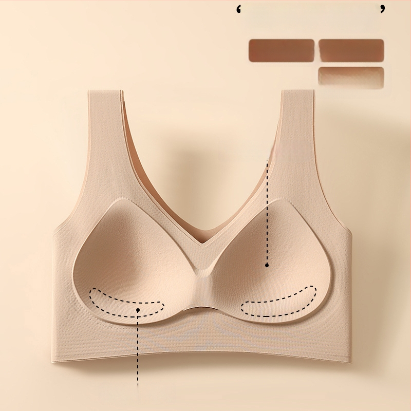 Krūšturis ar fiksētām kupām, bez pēdām, push-up efekts, elpojošs mugura, fiksētas dubultās siksnas