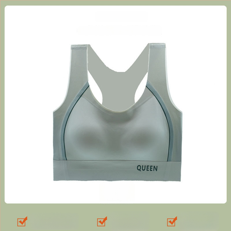 Juhtmevaba sportlik rinnahoidja täis kupu, õmblusteta, hingav, selja kujundav, õhukesed vormitud kausid