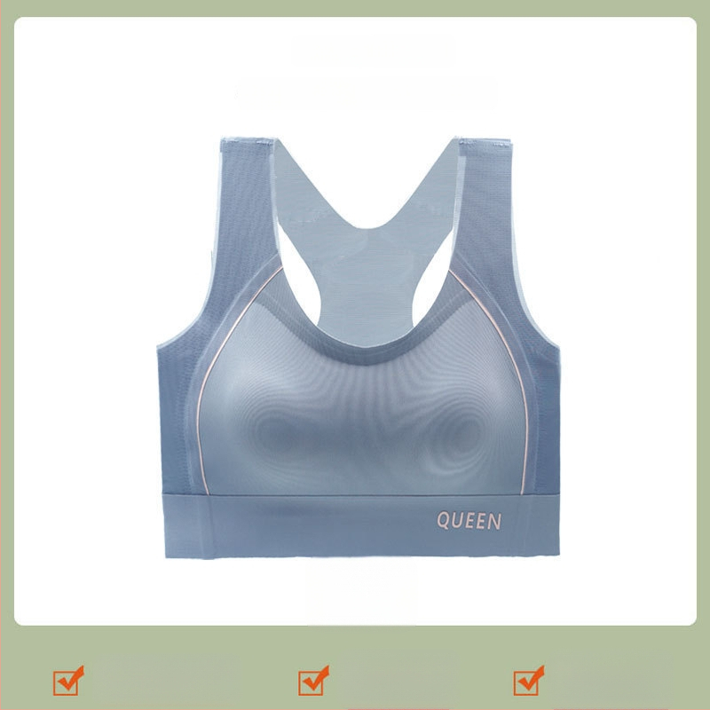 Juhtmevaba sportlik rinnahoidja täis kupu, õmblusteta, hingav, selja kujundav, õhukesed vormitud kausid
