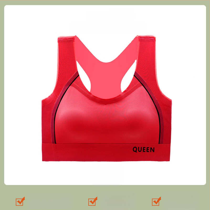 Juhtmevaba sportlik rinnahoidja täis kupu, õmblusteta, hingav, selja kujundav, õhukesed vormitud kausid