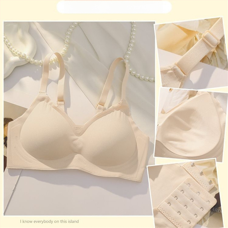 Bešuvine rinnahoidja nailonist, 3/4 kauss, ilma terasrõngast, fikseeritud topeltrihmad, tagant kolm konksu rida (Nailon; 3/4 kauss; ilma terasrõngast; fikseeritud topeltrihmad; tagant kolm konksu rida)