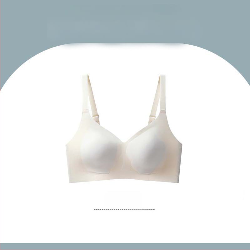 Sutien fără cusături pentru bust mare — fără sârmă, susținere, anti-cădere, cupe turnate ultra-subțiri, bretele reglabile