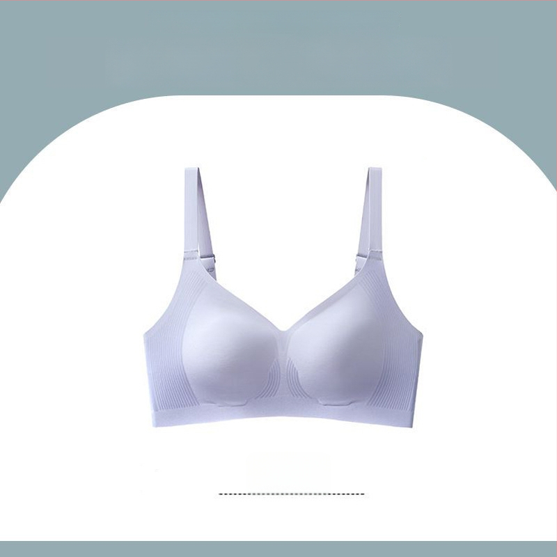 Sutien fără cusături pentru bust mare — fără sârmă, susținere, anti-cădere, cupe turnate ultra-subțiri, bretele reglabile