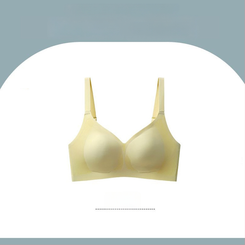 Sutien fără cusături pentru bust mare — fără sârmă, susținere, anti-cădere, cupe turnate ultra-subțiri, bretele reglabile