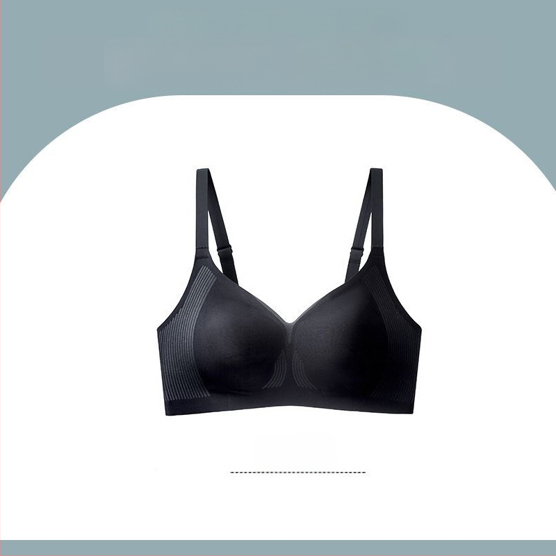 Sutien fără cusături pentru bust mare — fără sârmă, susținere, anti-cădere, cupe turnate ultra-subțiri, bretele reglabile