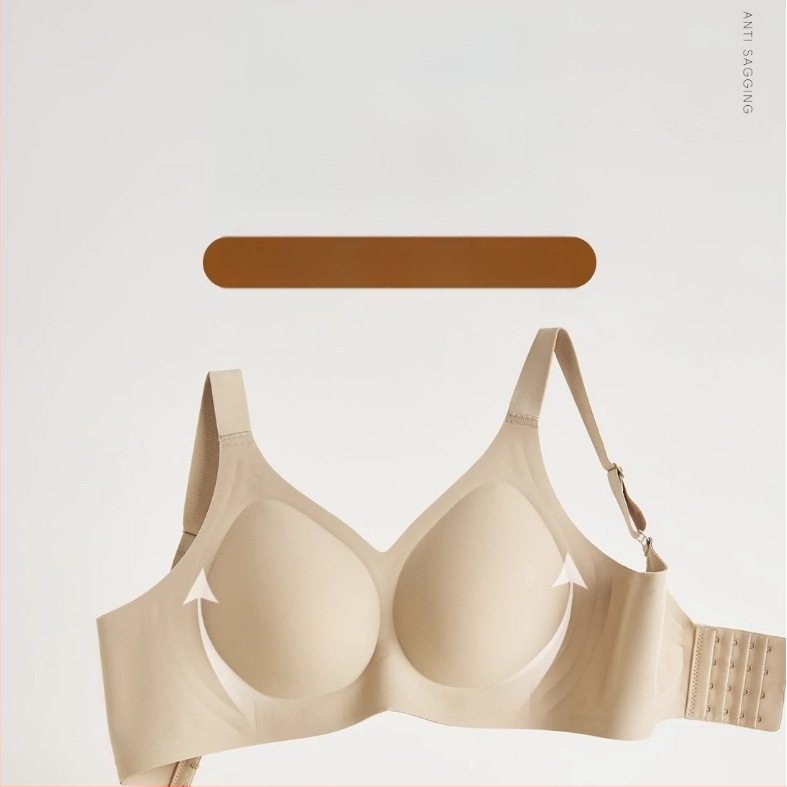 Sileda push-up rinnahoidja suve mudel, nähtamatu all, õhukesed mold cups, fikseeritud topeltõlad, tagant neli konksuregistrit, nailon koos spandex voodriga 30–50%