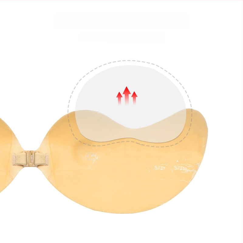 Silikona krūšu plāksteris, mango formas, ultra plāns, neredzams