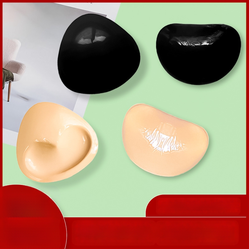 Krūšturis ar dubulti līmējamām spilventiņiem – bieza silikona putas, push-up, elpojošs, neredzams mazām krūtīm