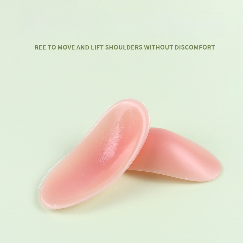 Protecție de umăr din silicon transparentă – invizibilă, autoadezivă, anti-derapantă, formă unghi drept