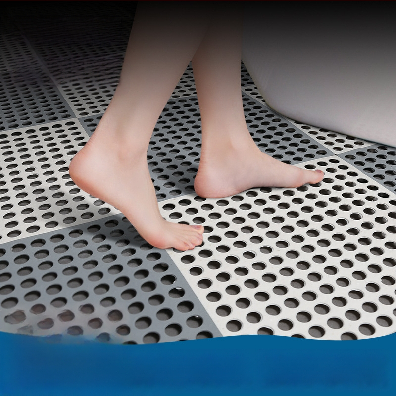 Plastmasas savienojamās paklājiņas vannas istabai un virtuvei, griežami pēc izmēra, pretslīdoši, ūdensizturīgi