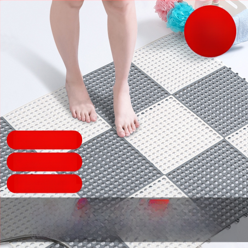 Plastmasas savienojamās paklājiņas vannas istabai un virtuvei, griežami pēc izmēra, pretslīdoši, ūdensizturīgi