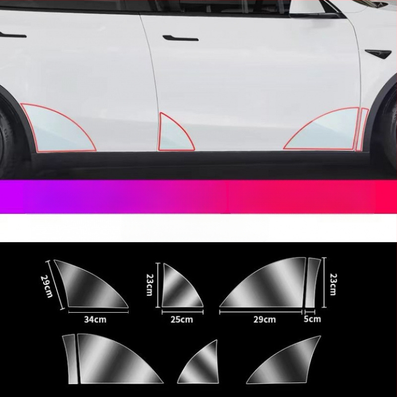 Folie TPU de protecție a ușii din spate pentru Tesla Model Y și Model 3 — compatibilă, garanție de 1 an