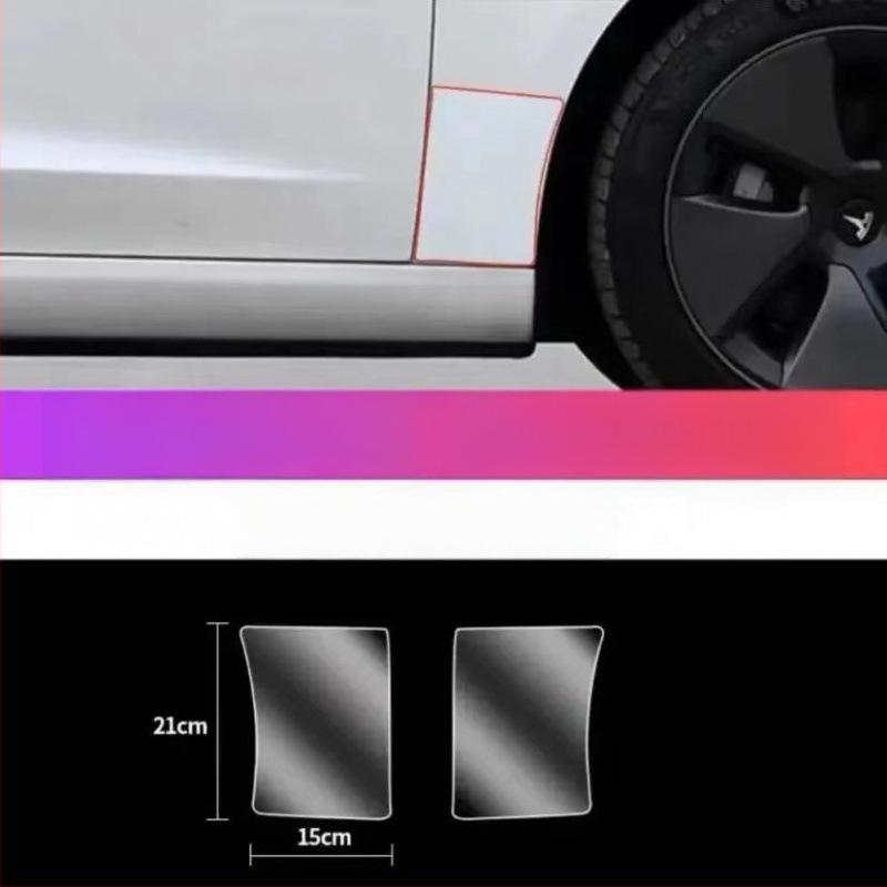 Folie TPU de protecție a ușii din spate pentru Tesla Model Y și Model 3 — compatibilă, garanție de 1 an