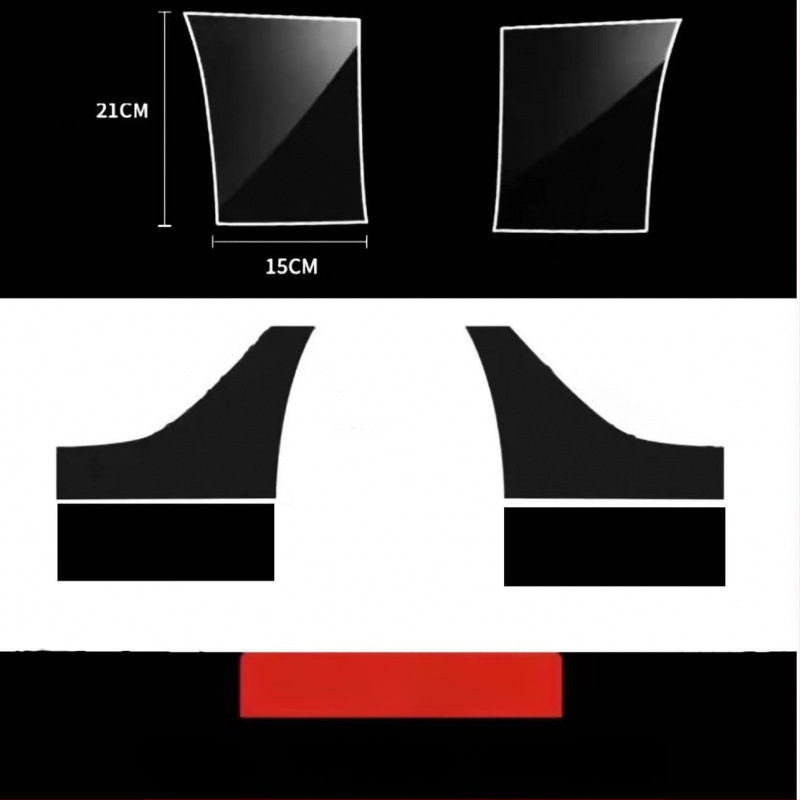 Folie TPU de protecție a ușii din spate pentru Tesla Model Y și Model 3 — compatibilă, garanție de 1 an