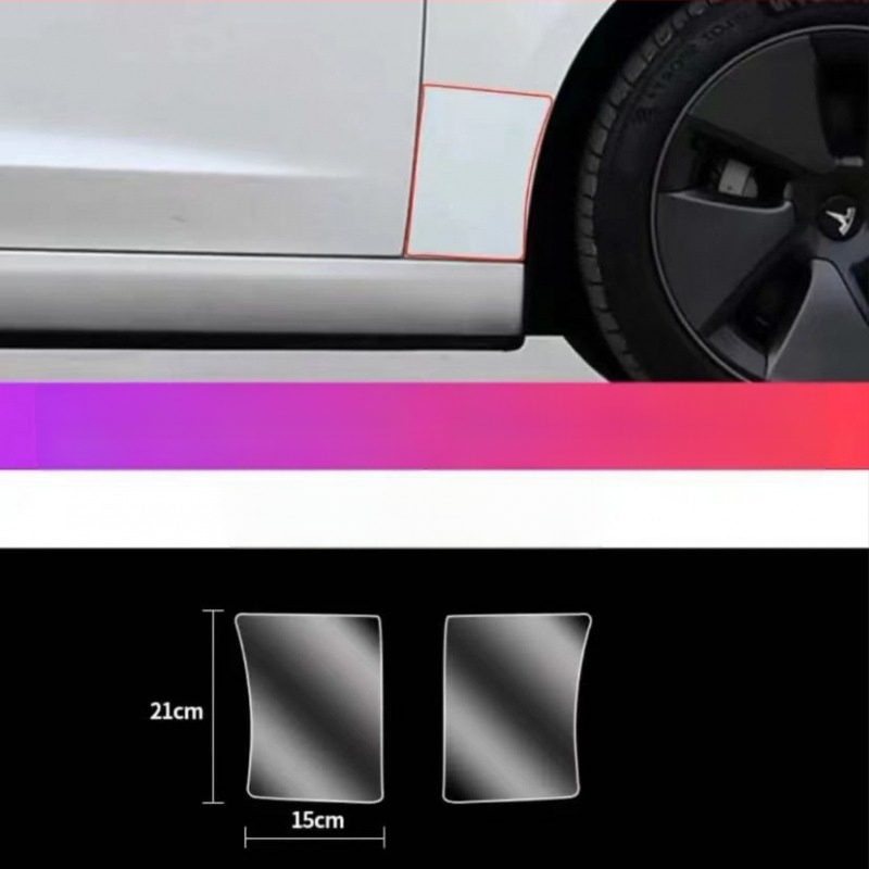 Folie TPU de protecție a ușii din spate pentru Tesla Model Y și Model 3 — compatibilă, garanție de 1 an