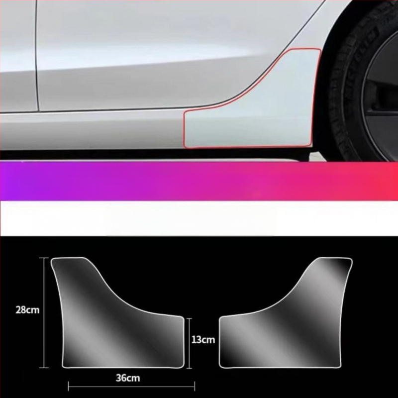 Folie TPU de protecție a ușii din spate pentru Tesla Model Y și Model 3 — compatibilă, garanție de 1 an