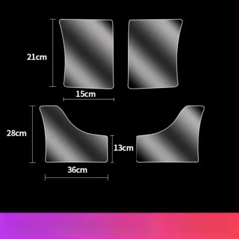 Folie TPU de protecție a ușii din spate pentru Tesla Model Y și Model 3 — compatibilă, garanție de 1 an