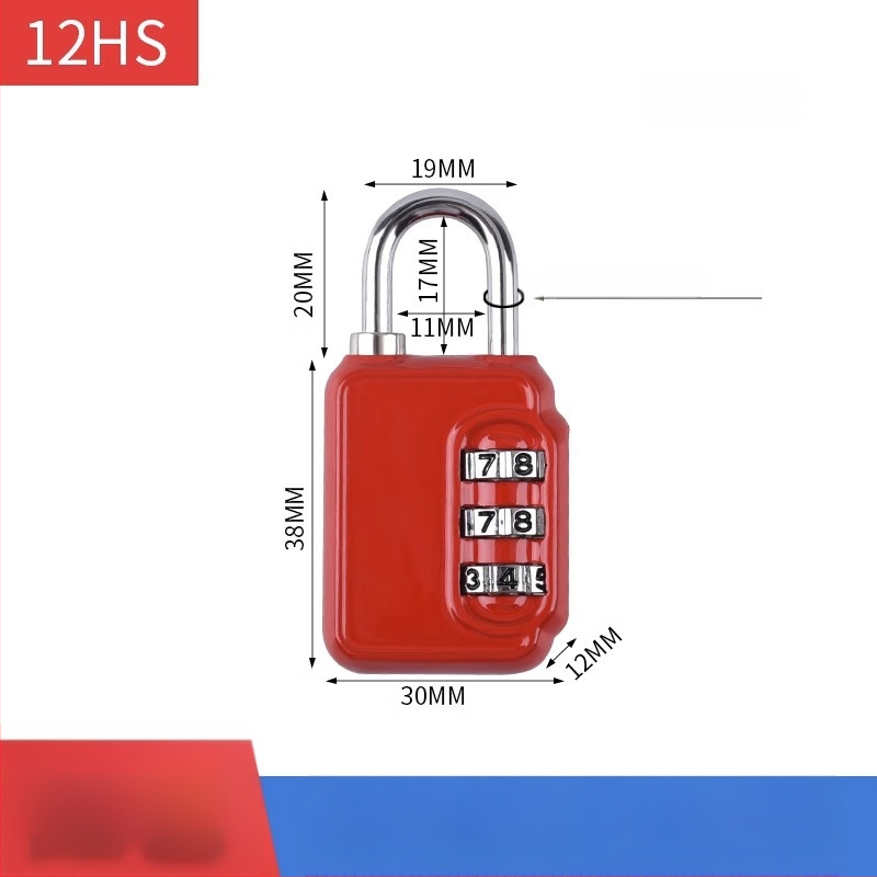 Karikatūras paroles mehāniska aizslēga skapis un bagāžai – cinka sakausējums, slēdzenes stieņa biezums 3.7 mm, stieņa attālums 11 mm, modelis yx-kkmms, mūsdienīgs minimālisma stils