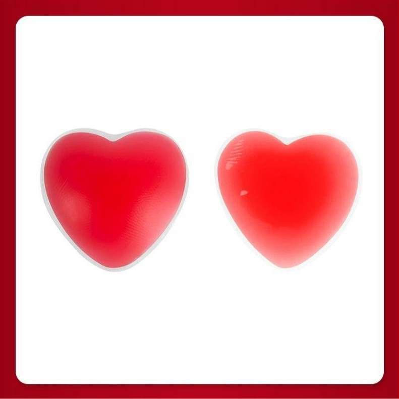 Silikona krūšu aizsegi ar sirds formu, plāni, seksīgs stils, pavasaris 2024