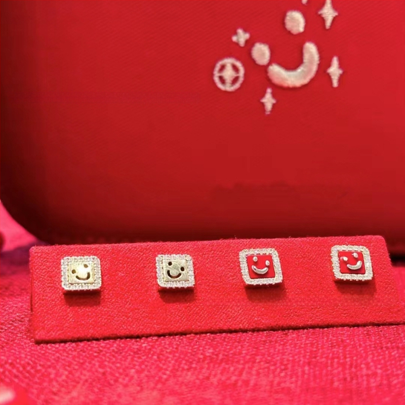 Auskari no vara, sirds formas, elektroplatēti, gaisīgs luksusa stils