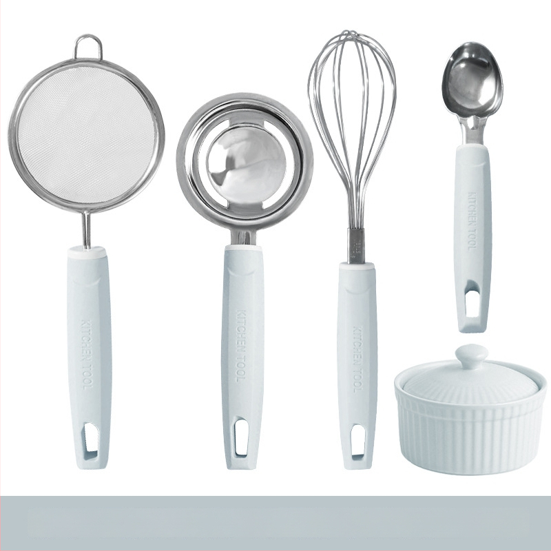 Kūdikių maisto garinimo formų rinkinys – nerūdijantis plienas, maisto kokybės, nereguliarūs formų kepiniams ir kiaušiniams, kiaušinių plakiklis