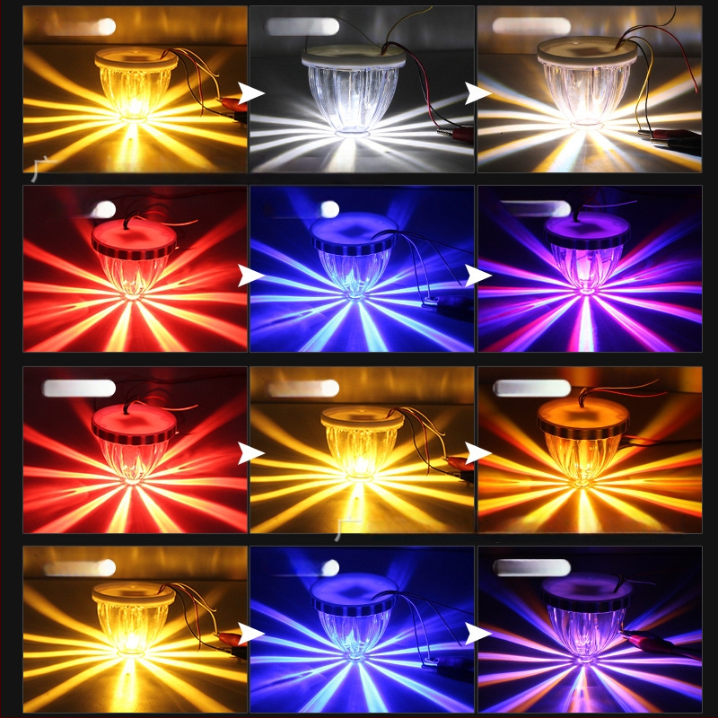 Automobilio LED šoninės šviesos – Watermelon lamp with stand, 3W, 12-30V, 0.2A, tvirtinimas prie šasijos varžtais