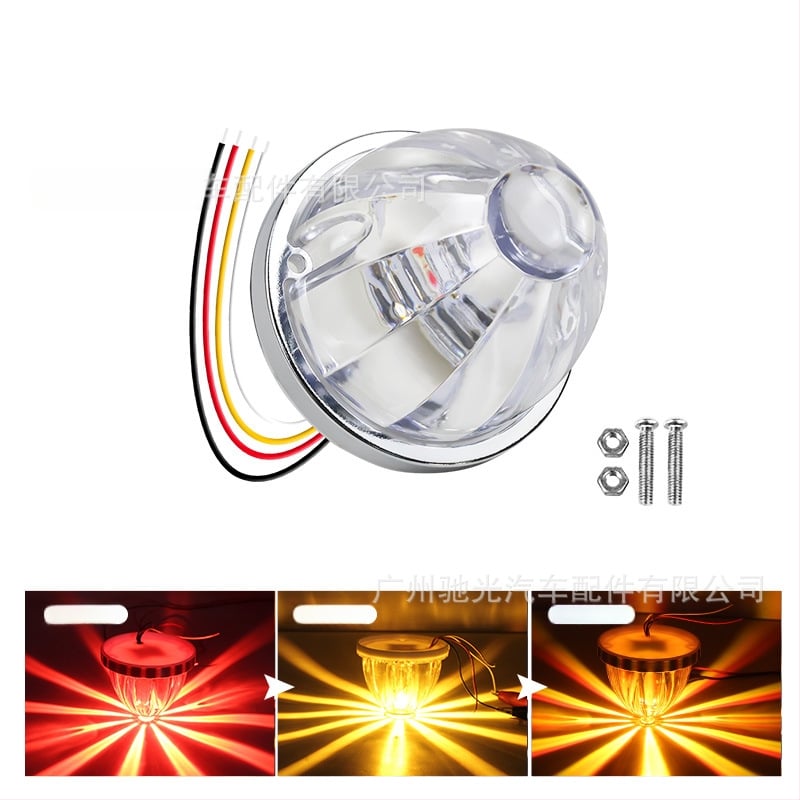 Automobilio LED šoninės šviesos – Watermelon lamp with stand, 3W, 12-30V, 0.2A, tvirtinimas prie šasijos varžtais