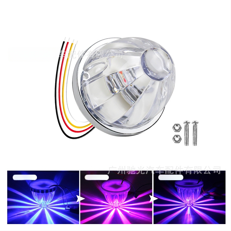 Automobilio LED šoninės šviesos – Watermelon lamp with stand, 3W, 12-30V, 0.2A, tvirtinimas prie šasijos varžtais