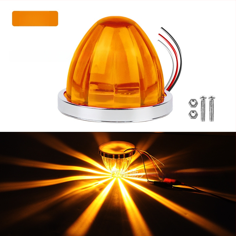 Automobilio LED šoninės šviesos – Watermelon lamp with stand, 3W, 12-30V, 0.2A, tvirtinimas prie šasijos varžtais