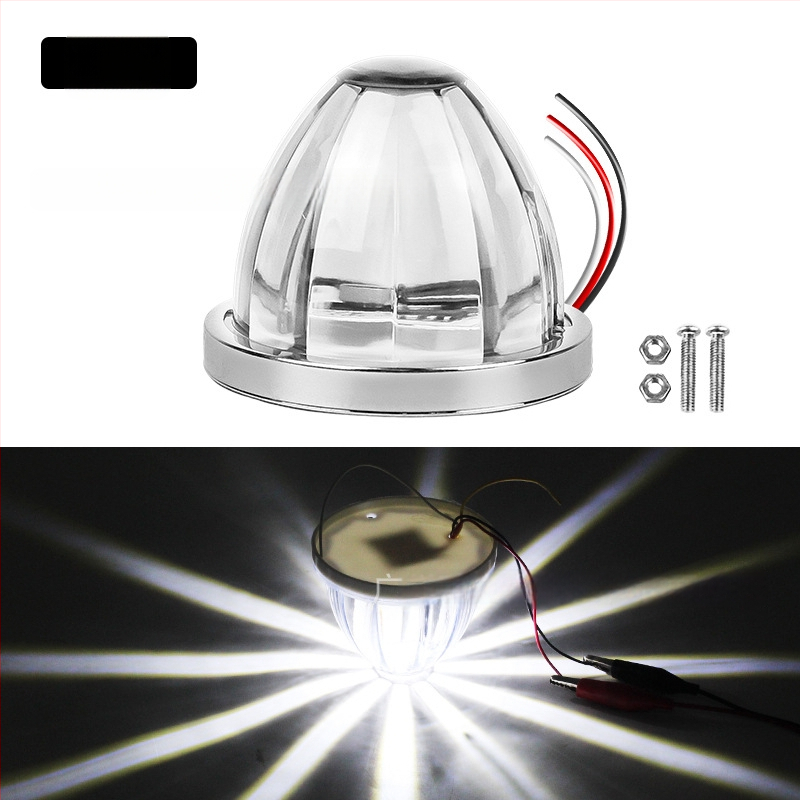 Automobilio LED šoninės šviesos – Watermelon lamp with stand, 3W, 12-30V, 0.2A, tvirtinimas prie šasijos varžtais