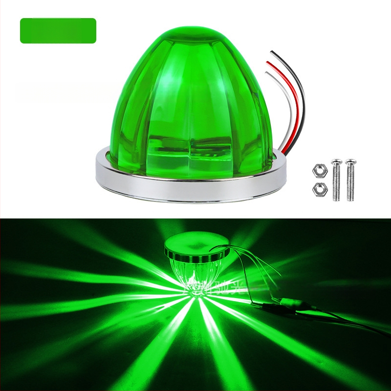 Automobilio LED šoninės šviesos – Watermelon lamp with stand, 3W, 12-30V, 0.2A, tvirtinimas prie šasijos varžtais