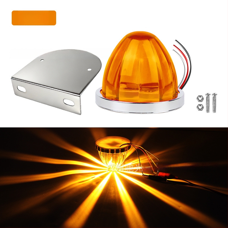 Automobilio LED šoninės šviesos – Watermelon lamp with stand, 3W, 12-30V, 0.2A, tvirtinimas prie šasijos varžtais