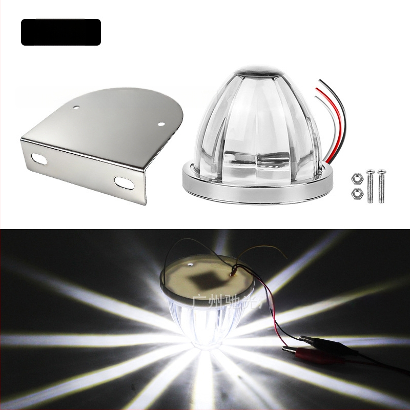 Automobilio LED šoninės šviesos – Watermelon lamp with stand, 3W, 12-30V, 0.2A, tvirtinimas prie šasijos varžtais