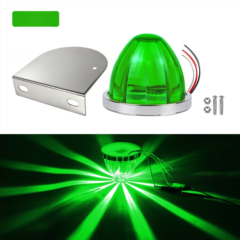 Automobilio LED šoninės šviesos – Watermelon lamp with stand, 3W, 12-30V, 0.2A, tvirtinimas prie šasijos varžtais