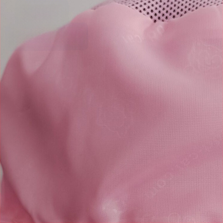 Sievietes elpojoša kokvilnas higiēniskā cepure pārtikas darbnīcai ar izšūtu logotipu, korejiešu stilā, plakana galvas daļa, īsa mala