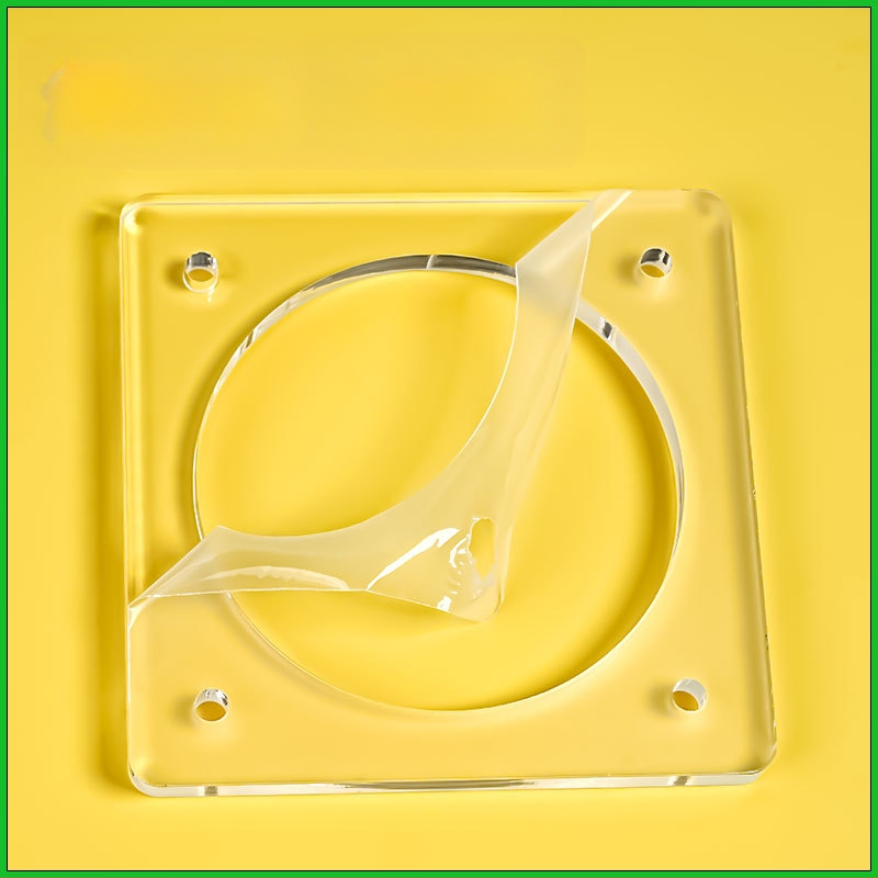 Akrilo ženkliukų ekspozicijos stendas su 9 skyriais, trijų sluoksnių stalinis ekranas, skaidrus 3D dizainas