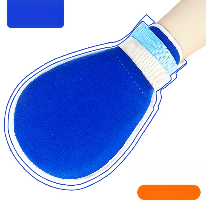 Vyresniųjų priežiūros ribojimo rinkinys: alkūnės ribojančios pirštinės ir fiksuojantis diržas, medžiaga – alyvos juostelė, be įkaitinimo