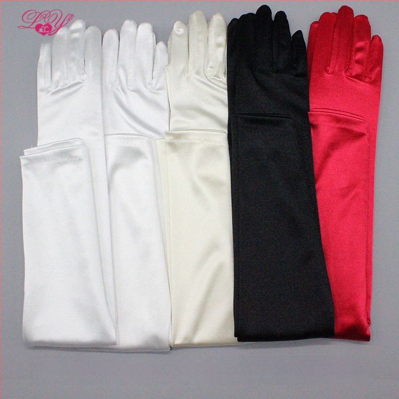 Mănuși de mireasă de lungime medie pentru femei (Decorație; Material tricotat; Toate anotimpurile; Primăvara 2023)