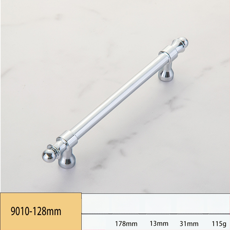 Skapja un garderobes durvju rokturis, modelis 3666, cinka sakausējums, elektroplatinga pārklājums, itāļu minimālisma stils, vienas atvēruma montāža