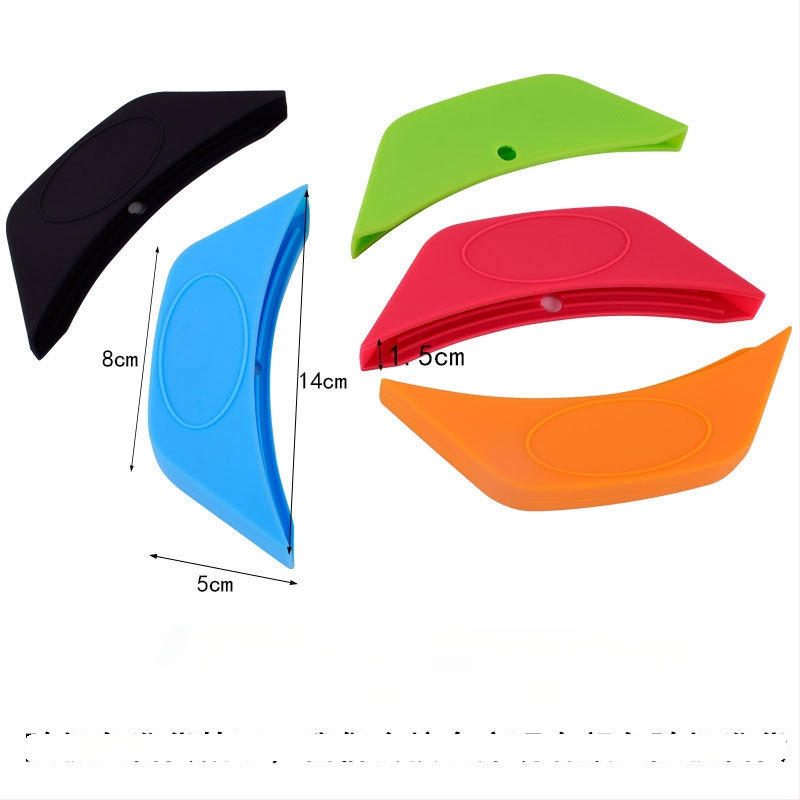 Silikona pannas rokturu komplekts ar modernu rakstu – Bai Hua, 2023, pielāgojamība