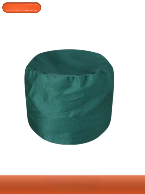 Medicīniskā cepure unisex, piemērota ārsti un māsu, kupolveida krona, īss malas, kokvilnas adīta audums, tie-dye apdare