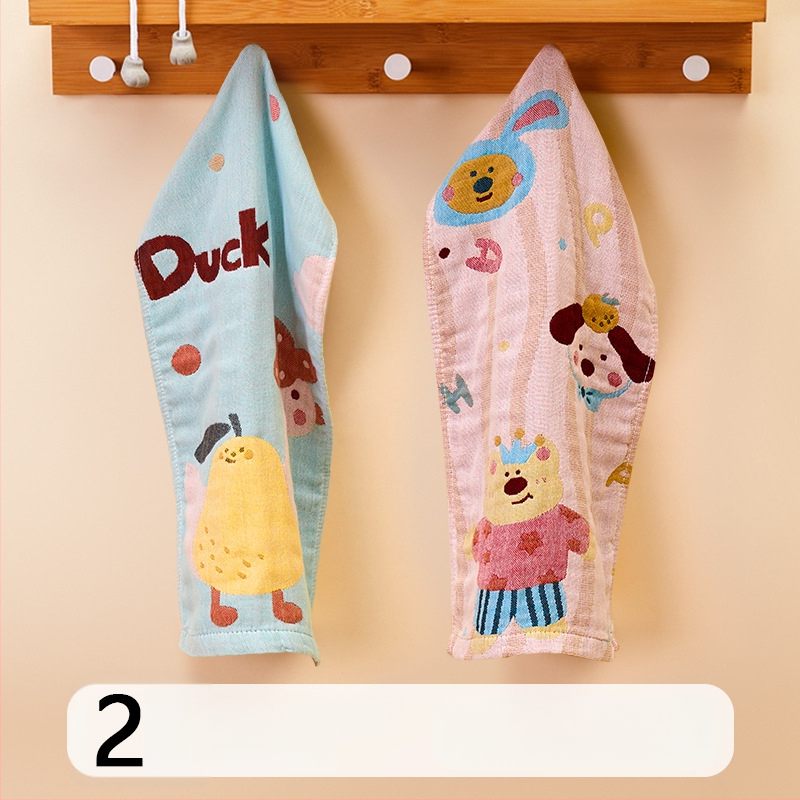 Arsof/alsof Prosop de față pentru copii, din bumbac pur, cu patru straturi, absorbant, uscare rapidă, jacquard, 50-80 g