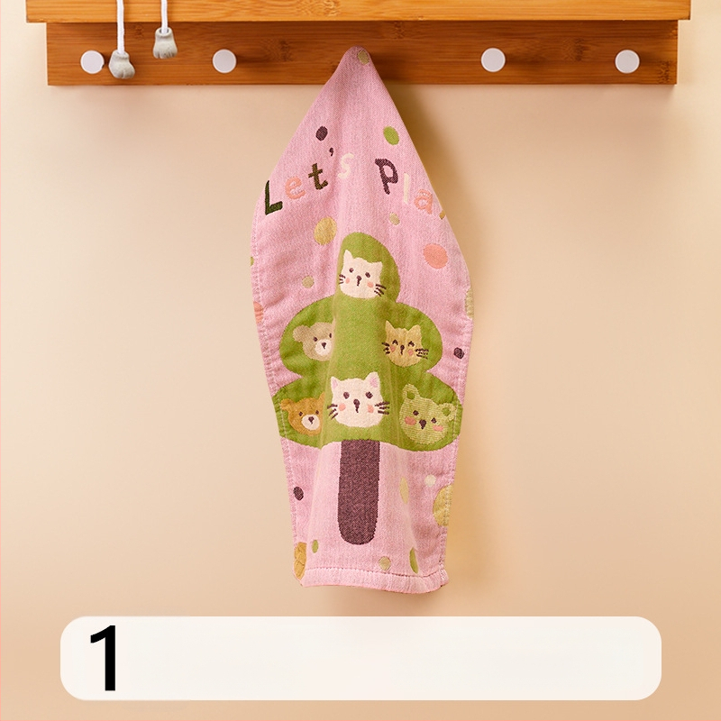 Arsof/alsof Prosop de față pentru copii, din bumbac pur, cu patru straturi, absorbant, uscare rapidă, jacquard, 50-80 g