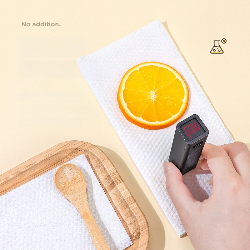 Лицева кърпа от чист памук, еднократна, многослойна за почистване на лице (чист памук; 100 бр; за почистване на лице)