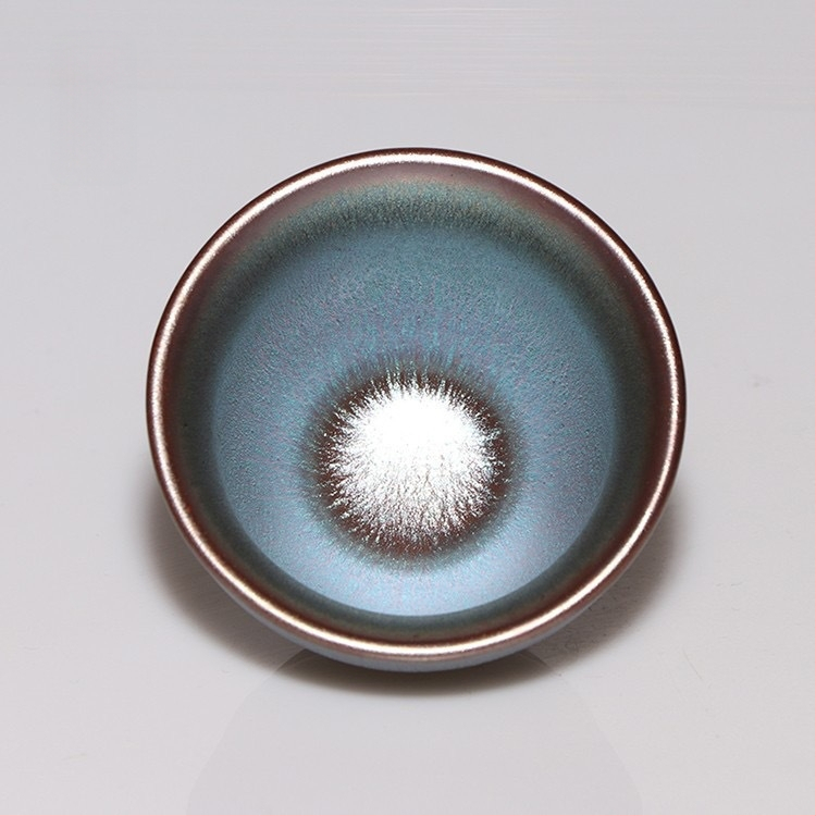 Jianzhan tējas krūzes komplekts pāriem ar apakšglazūras krāsu, dāvanu kastīte, pielāgošana pieejama, mūsdienīgs minimālisma stils